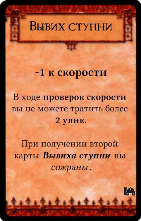 Вывих ступни — лицевая сторона