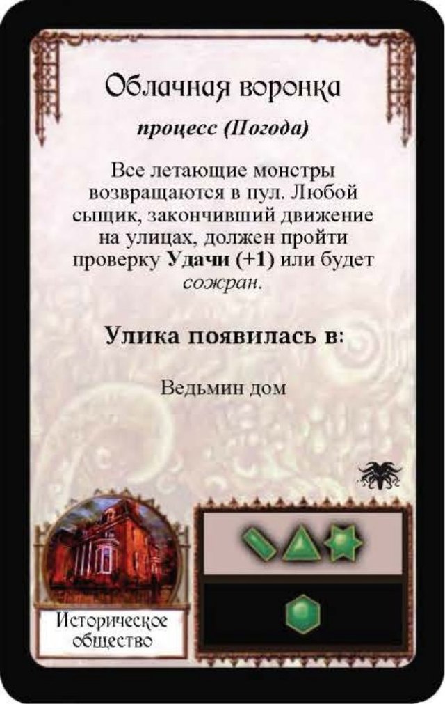 Облачная воронка — лицевая сторона