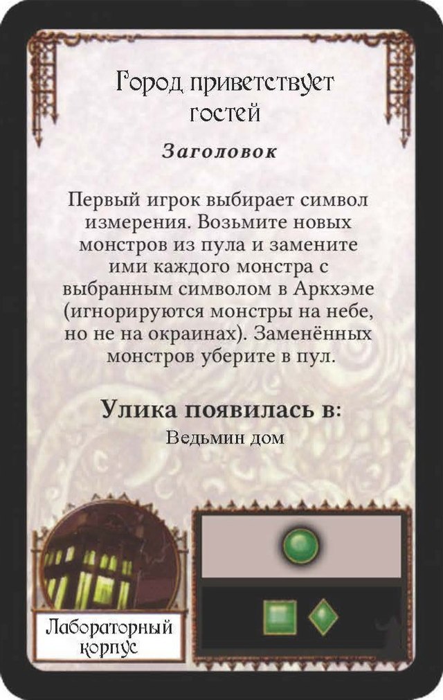 Город приветствует гостей — лицевая сторона