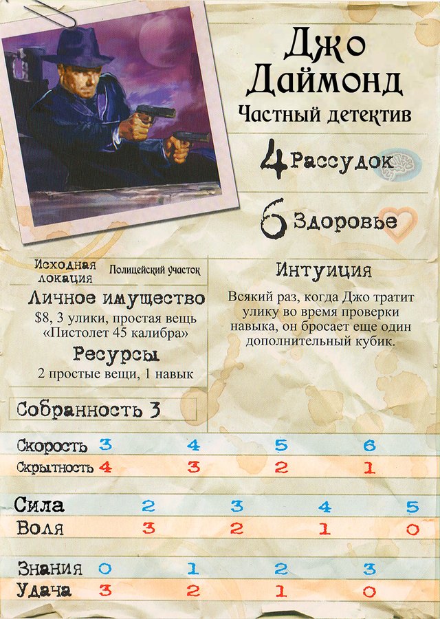 Джо Даймонд — лицевая сторона