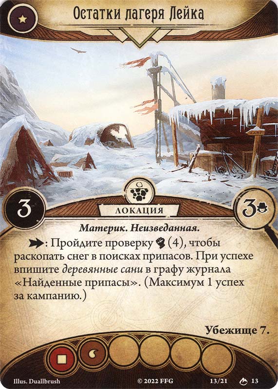 Остатки лагеря Лейка